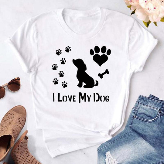 I Love My Dog T-Shirts - ForDoggyNeeds