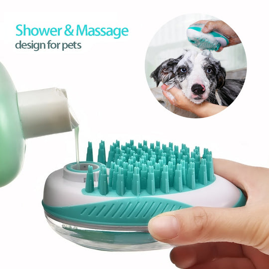 Silicone Pet Bath Brush - ForDoggyNeeds