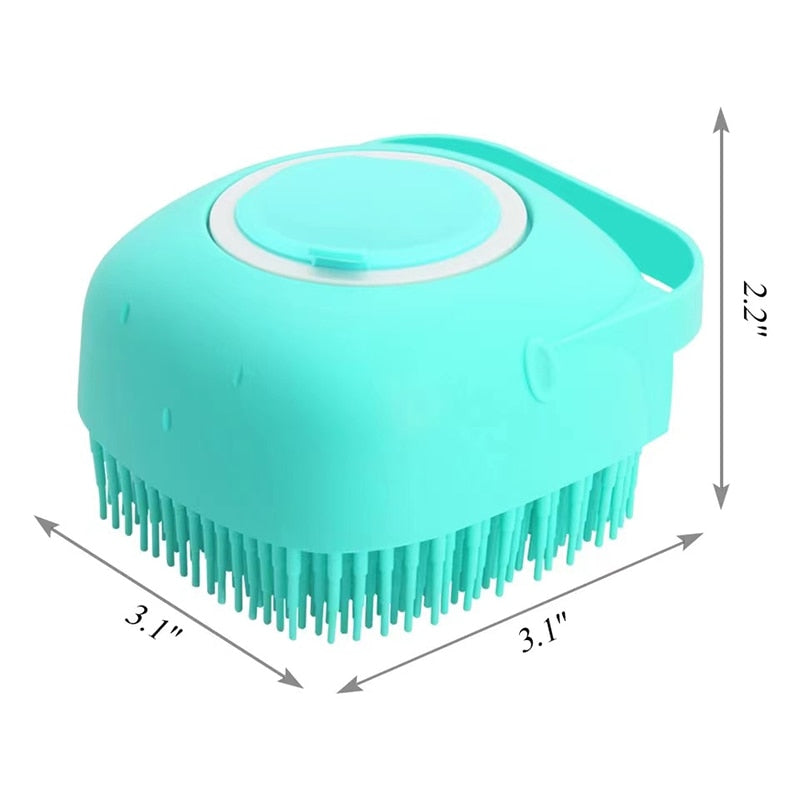 Silicone Pet Bath Brush - ForDoggyNeeds