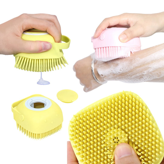 Silicone Pet Bath Brush - ForDoggyNeeds