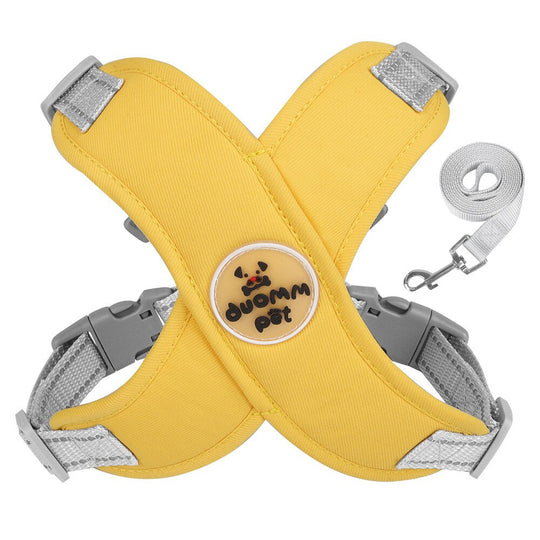 X Shaped Dog Harness With Leash - ForDoggyNeeds