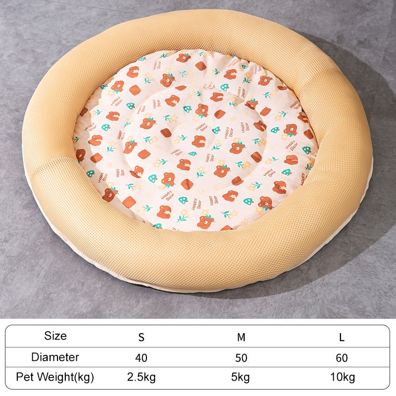 Summer Cooling Pet Dog Bed - ForDoggyNeeds