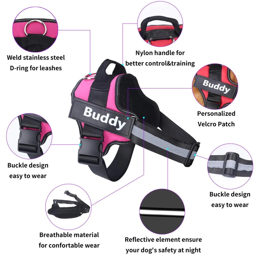 Personalized No Pull Dog Harness (FREE TODAY) - ForDoggyNeeds