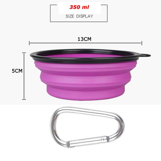 Foldable Travel Water And Food Bowl For Dogs - ForDoggyNeeds