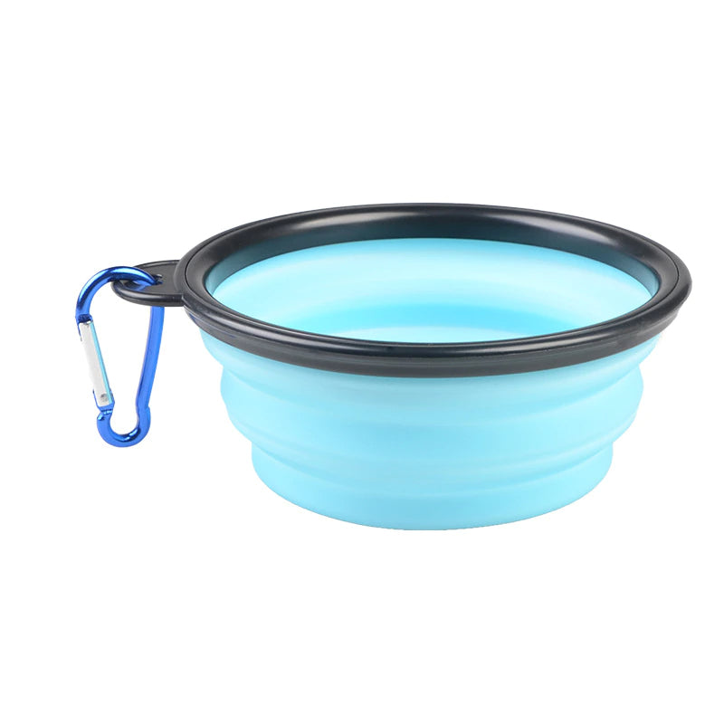 Foldable Travel Water And Food Bowl For Dogs - ForDoggyNeeds