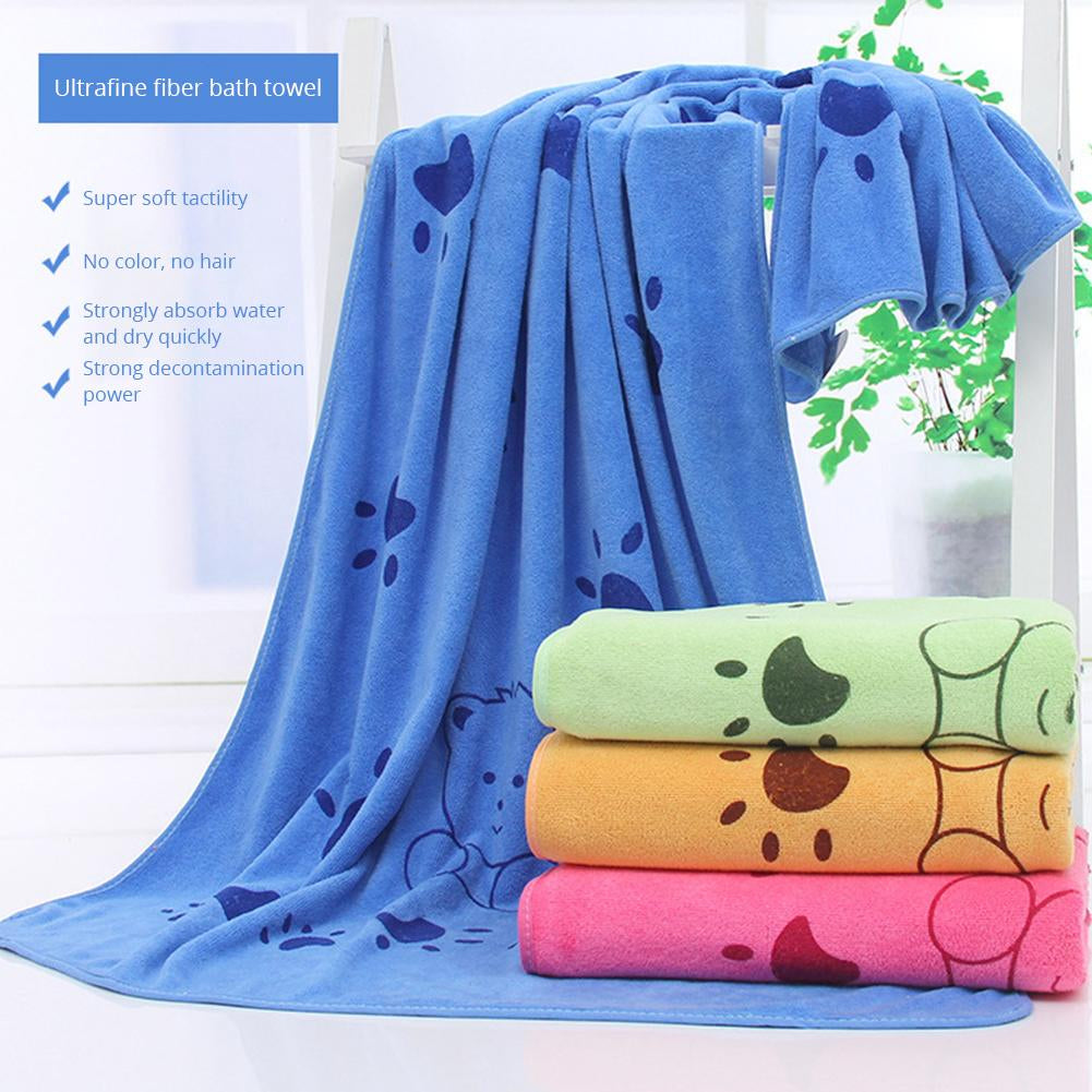 Microfiber Strong Absorbing Water Bath Pet Towels - ForDoggyNeeds