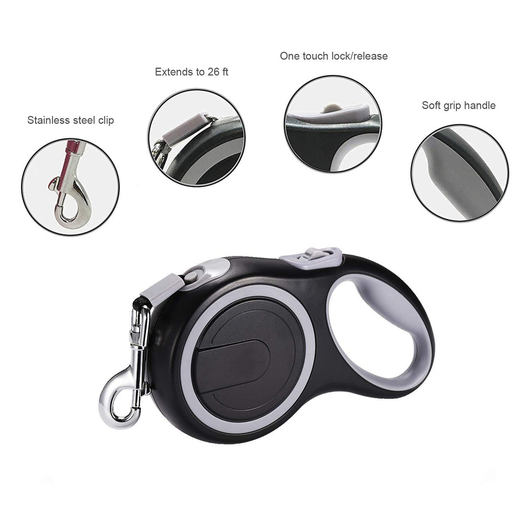 MyDoggyNeeds™ Retractable Dog Automatic Flexible Leash - ForDoggyNeeds