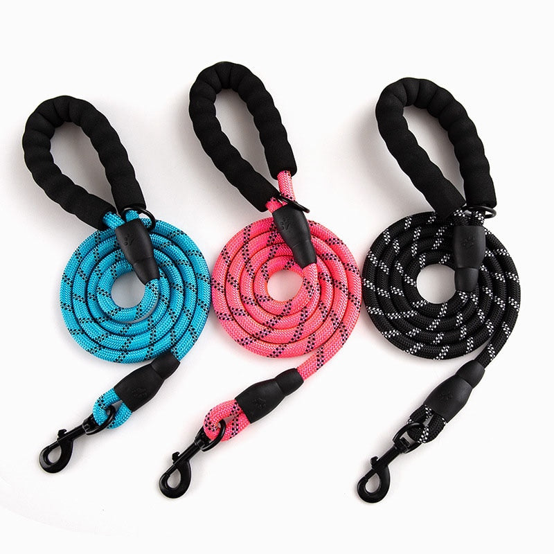 Premium Quality Nylon Reflective Leash (1.5 Meter) - ForDoggyNeeds