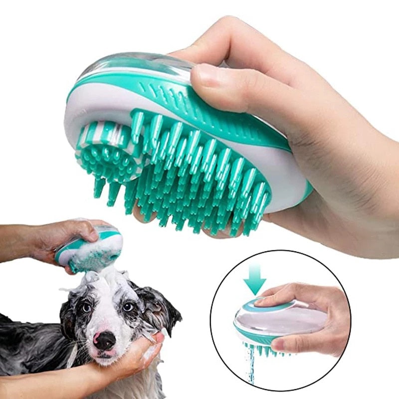 Silicone Pet Bath Brush - ForDoggyNeeds