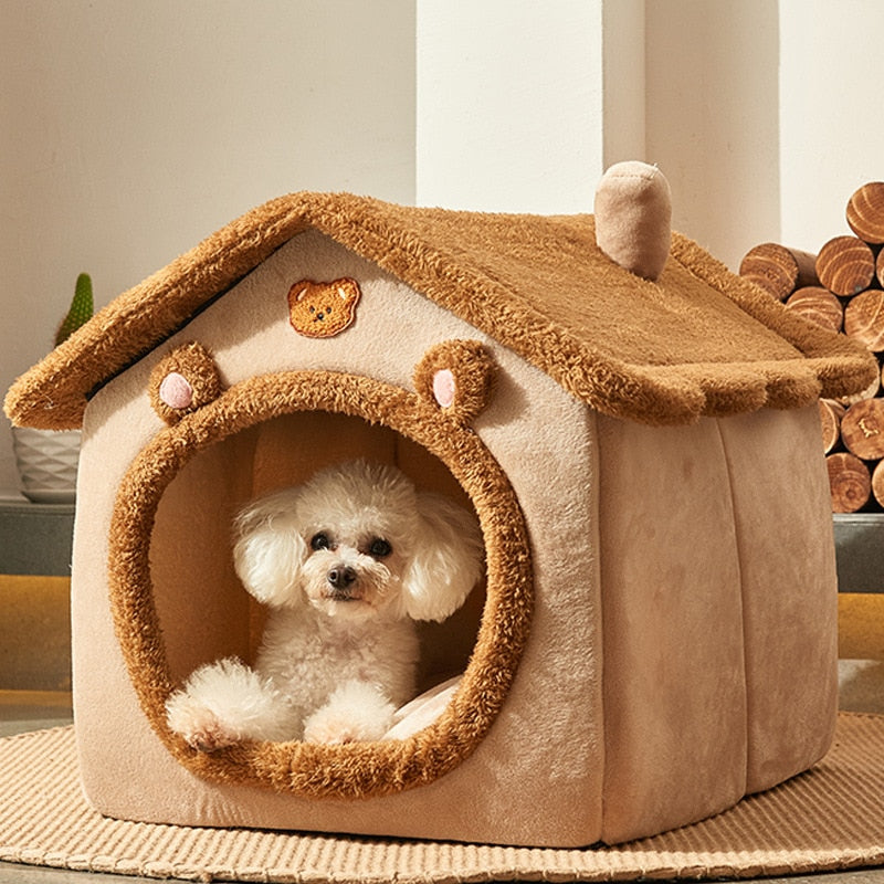 Foldable Dog House Kennel Bed Mat - ForDoggyNeeds