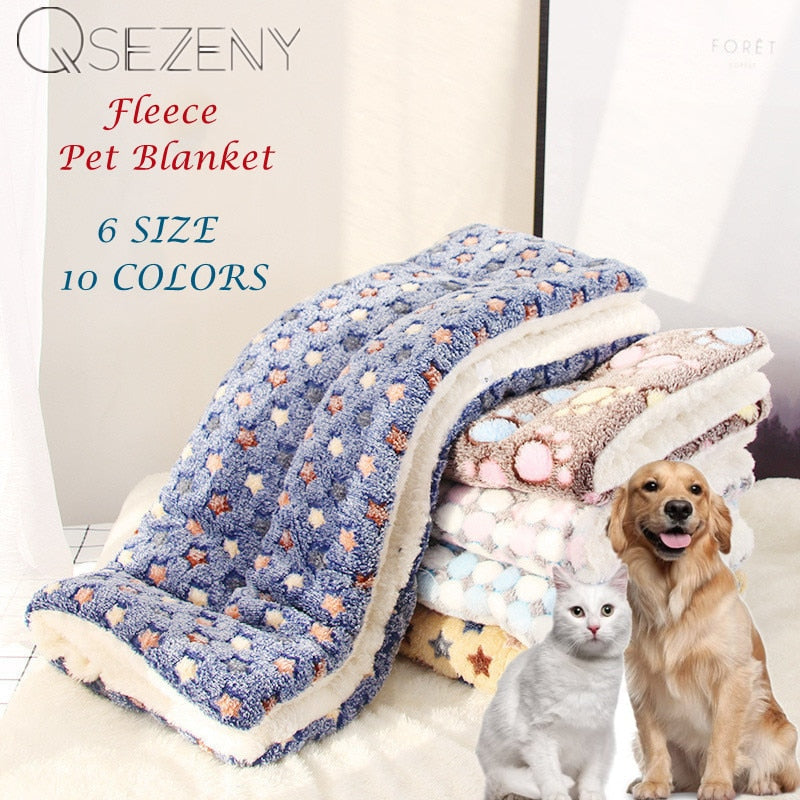 Soft Warm Dog Fleece Blanket - ForDoggyNeeds